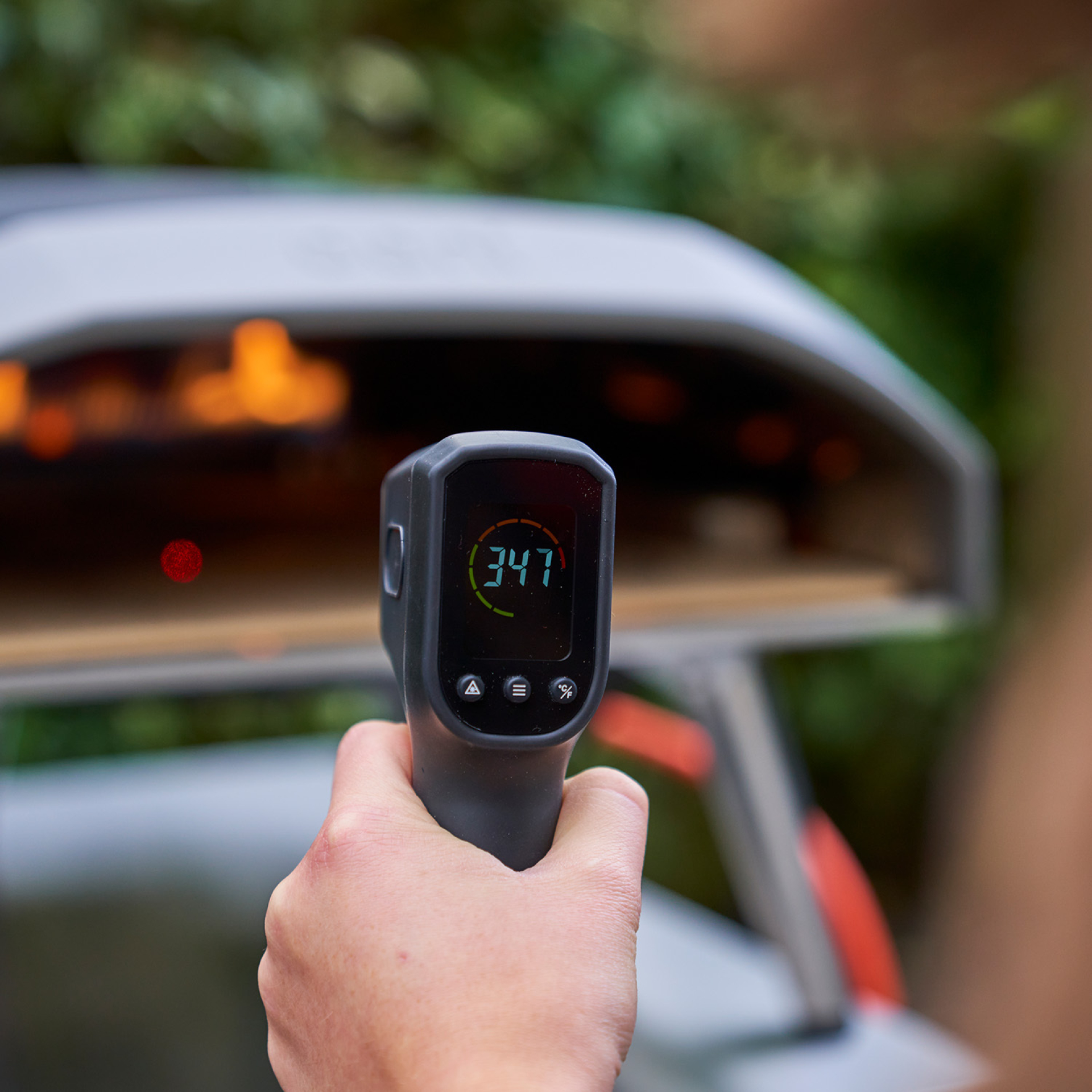 Ooni  Infrarot-Pizza-Thermometer Display